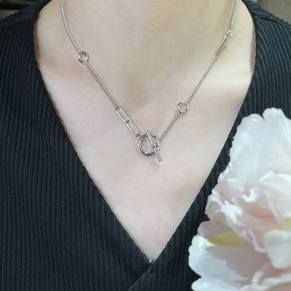 [⭐Shinejoy]HM STERLING CHAINE D'ANCRE HEART