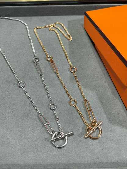 [⭐Shinejoy]HM STERLING CHAINE D'ANCRE HEART