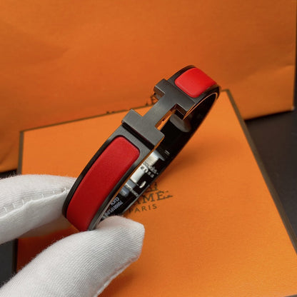 [⭐Shinejoy]CLIC HM SO BLACK RED BRACELET