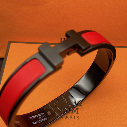 [⭐Shinejoy]CLIC HM SO BLACK RED BRACELET