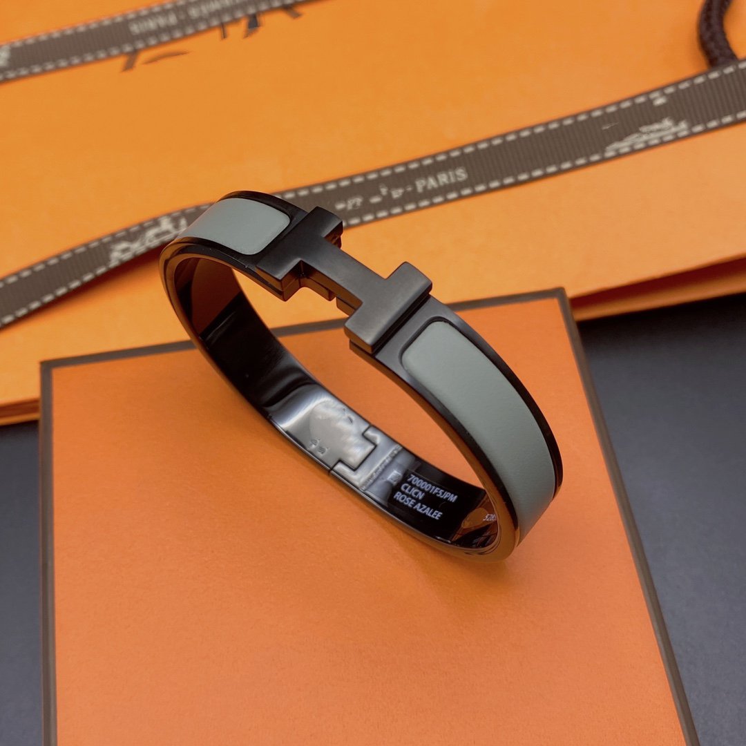 [⭐Shinejoy]CLIC HM SO BLACK GREY BRACELET