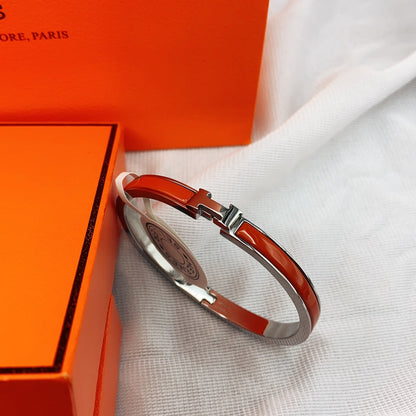 [⭐Shinejoy]CLASSIC HM CLIC RED 8MM ENAMEL BRACELET
