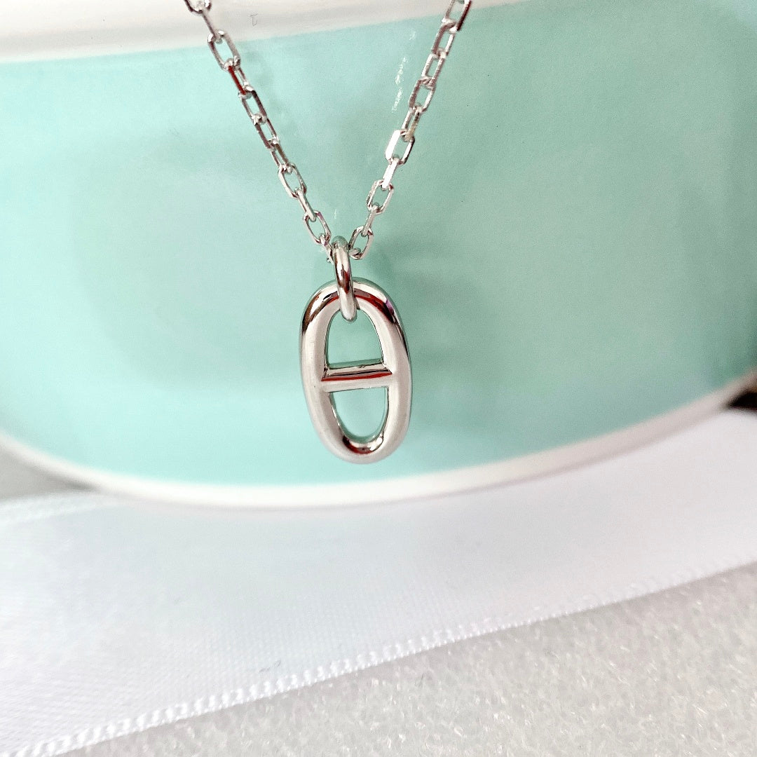 [⭐Shinejoy]HM PIG NOSE NECKLACE