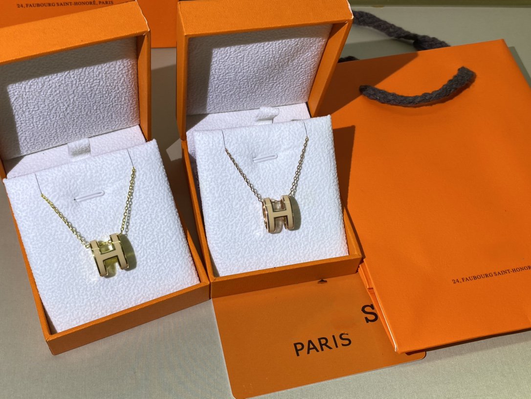 [⭐Shinejoy]HM CLIC YELLOW ENAMEL GOLD NECKLACE