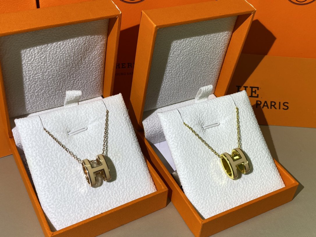 [⭐Shinejoy]HM CLIC YELLOW ENAMEL GOLD NECKLACE