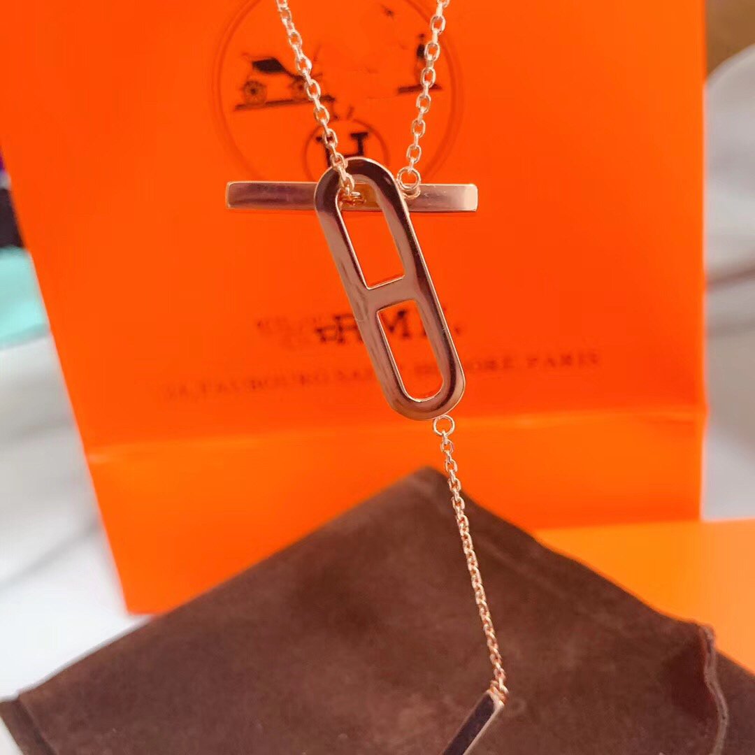 [⭐Shinejoy]HM NECKLACE PLATINUM ROSE GOLD DIAMOND