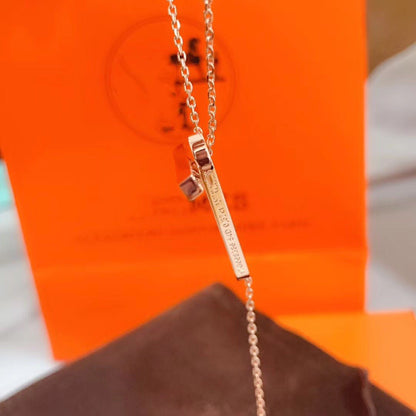 [⭐Shinejoy]HM NECKLACE PLATINUM ROSE GOLD DIAMOND