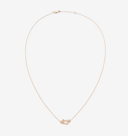 [⭐Shinejoy]FORCE 10 DIAMOND PINK GOLD NECKLACE MINI MODEL