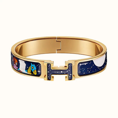 [⭐Shinejoy]H STAR AND MOON BRACELET 12MM