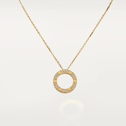 [⭐Shinejoy]LOVE NECKLACE ADJUSTABLE ROSE GOLD