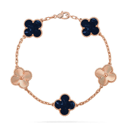 [⭐Shinejoy]CLOVER 5 MOTIF PIETERSITE BRACELET COLLECTION