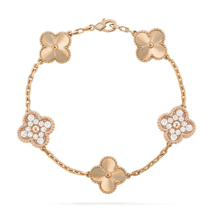 [⭐Shinejoy] CLOVER 5 MOTIF LASER BRACELET COLLECTION