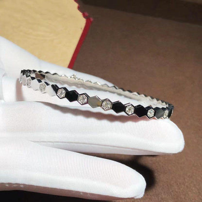 [⭐Shinejoy]BEE LOVE SILVER DIAMOND BRACELET