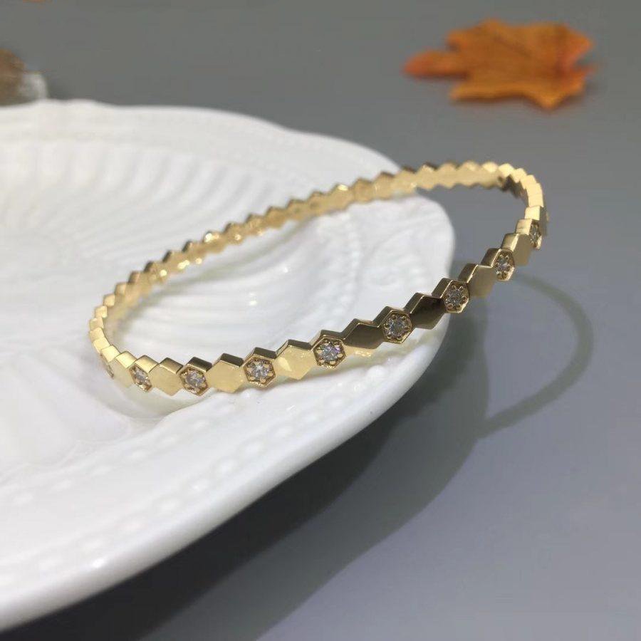 [⭐Shinejoy]BEE LOVE GOLD DIAMOND BRACELET