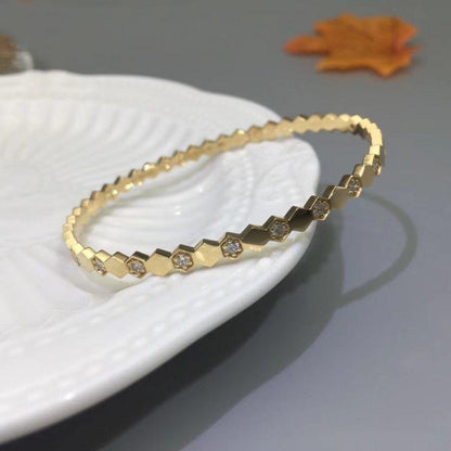 [⭐Shinejoy]BEE LOVE GOLD DIAMOND BRACELET