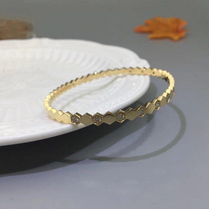 [⭐Shinejoy]BEE LOVE GOLD DIAMOND BRACELET
