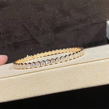 [⭐Shinejoy]BEE LOVE GOLD BRACELET FULL DIAMOND