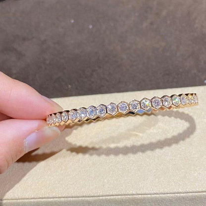 [⭐Shinejoy]BEE LOVE GOLD BRACELET FULL DIAMOND