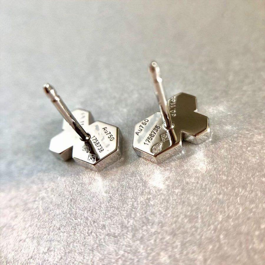 [⭐Shinejoy]BEE LOVE SILVER DIAMOND EARRINGS