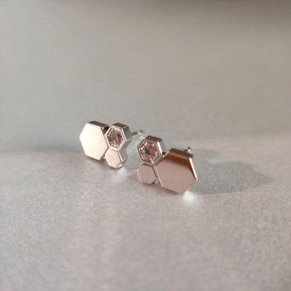[⭐Shinejoy]BEE LOVE SILVER DIAMOND EARRINGS
