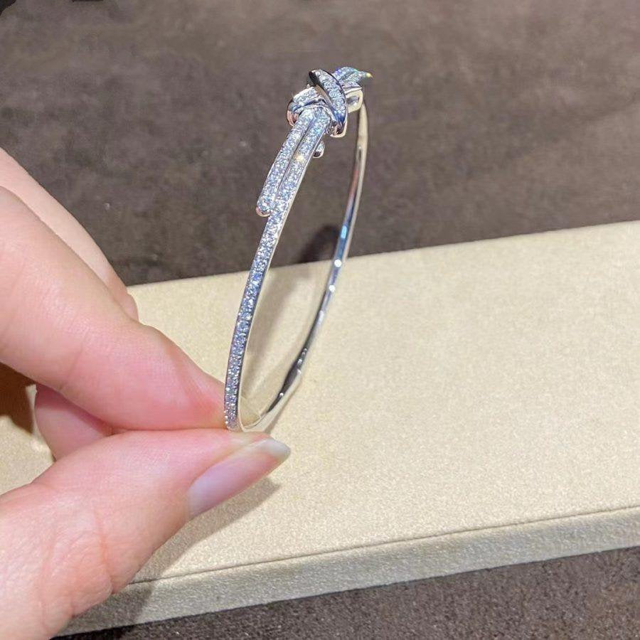 [⭐Shinejoy]JEUX DE BRACELET DIAMONDS SILVER
