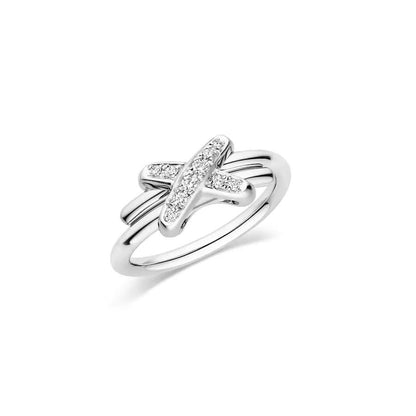 [⭐Shinejoy]JEUX DE SILVER DIAMOND RING