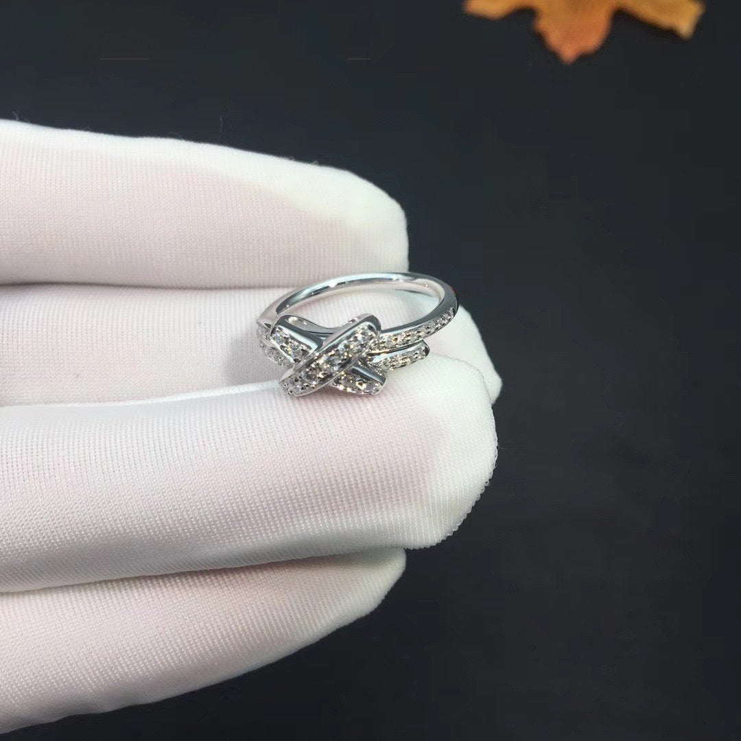 [⭐Shinejoy]JEUX DE SILVER DIAMOND RING