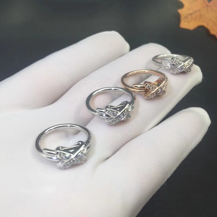 [⭐Shinejoy]JEUX DE SILVER DIAMOND RING