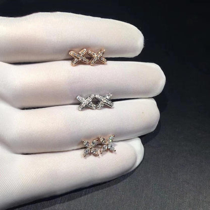 [⭐Shinejoy]JEUX DE DIAMOND EARRINGS