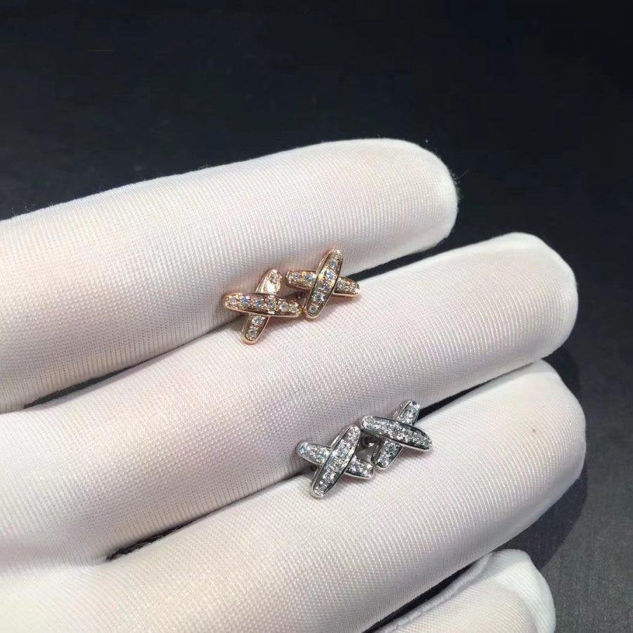[⭐Shinejoy]JEUX DE DIAMOND EARRINGS