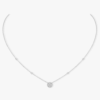 [⭐Shinejoy]Diamond Necklace 0,20ct Brilliant Shape Joy