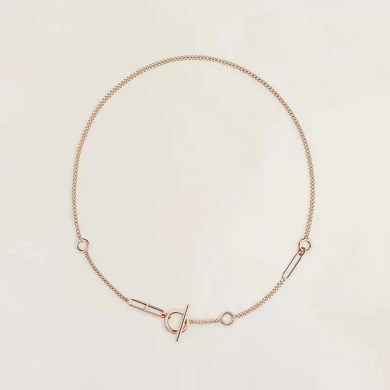 [⭐Shinejoy]HM STERLING CHAINE D'ANCRE HEART