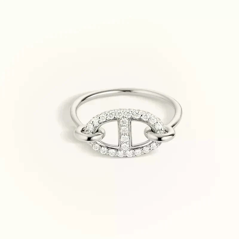 [⭐Shinejoy]RONDE SMALL SILVER DIAMOND RING