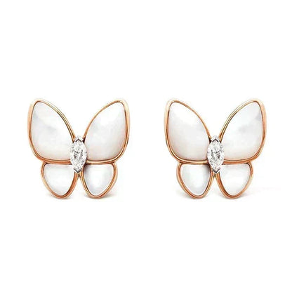 [⭐Shinejoy]BUTTERFLY MOP DIAMOND EARRINGS