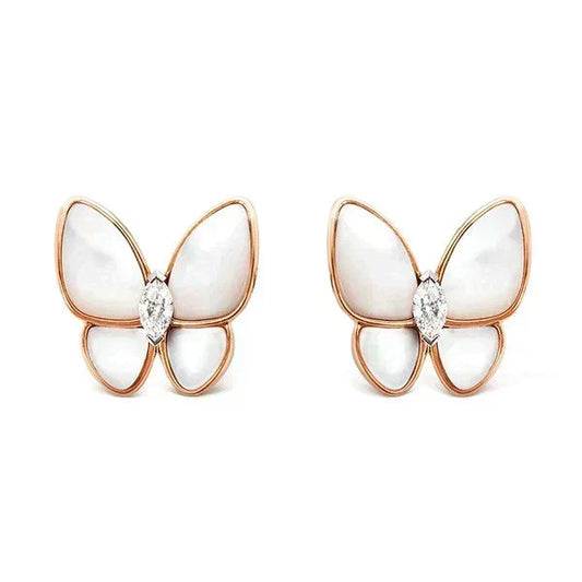 [⭐Shinejoy]BUTTERFLY MOP DIAMOND EARRINGS