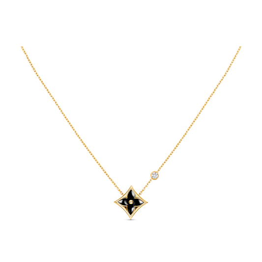 [⭐Shinejoy]STAR BLACK MOP NECKLACE