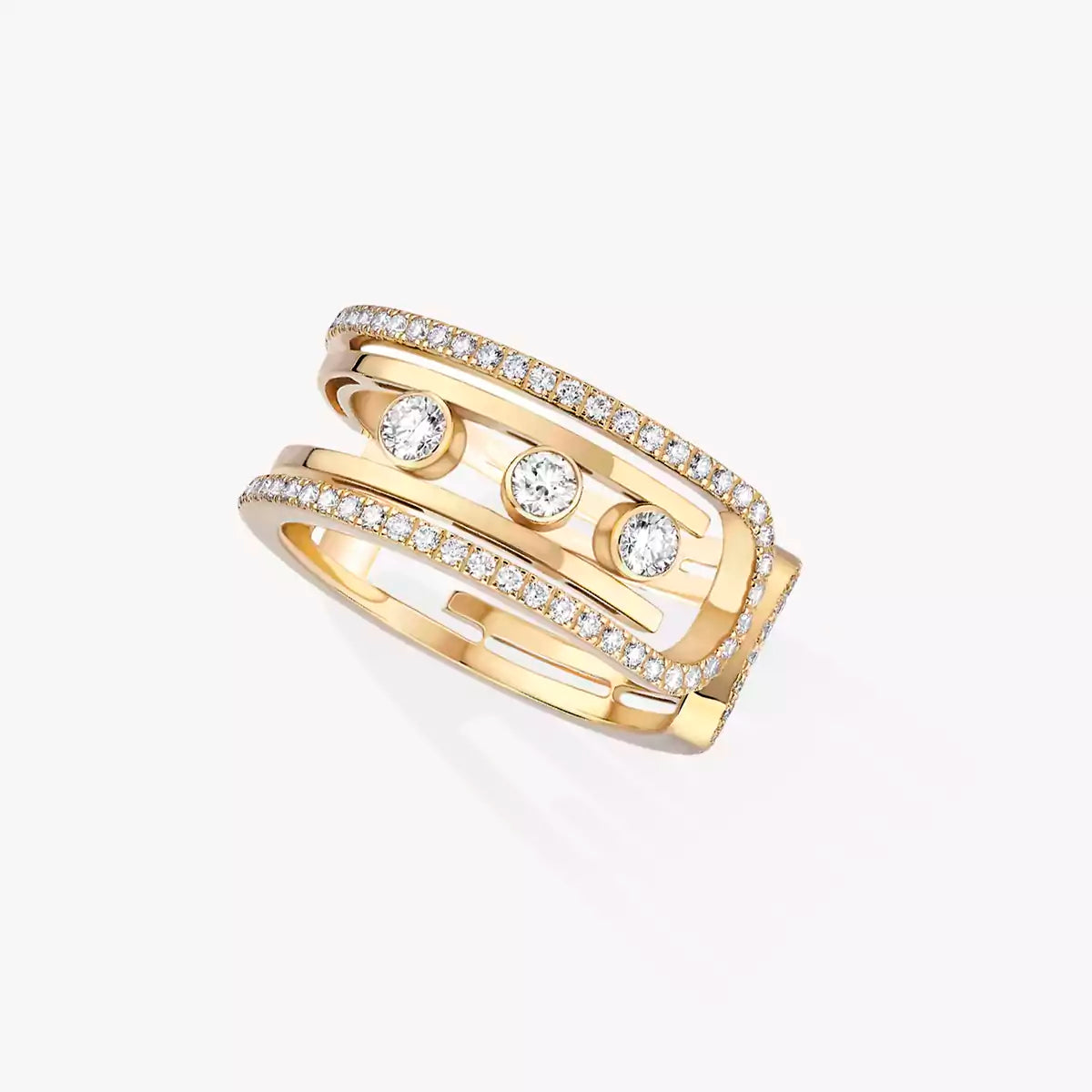 [⭐Shinejoy]Move 10th Diamond Ring in Gold