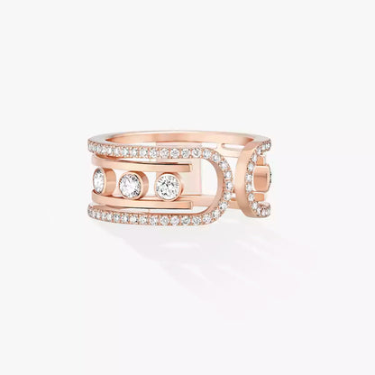 [⭐Shinejoy]Move 10th Diamond Ring in Gold