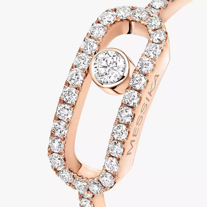 [⭐Shinejoy]Move Uno Diamond Ring in Gold