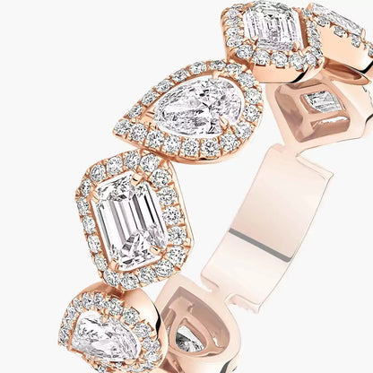 [⭐Shinejoy]Diamond Wedding Ring My Twin