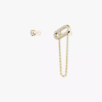[⭐Shinejoy]Move Uno Diamond Earrings