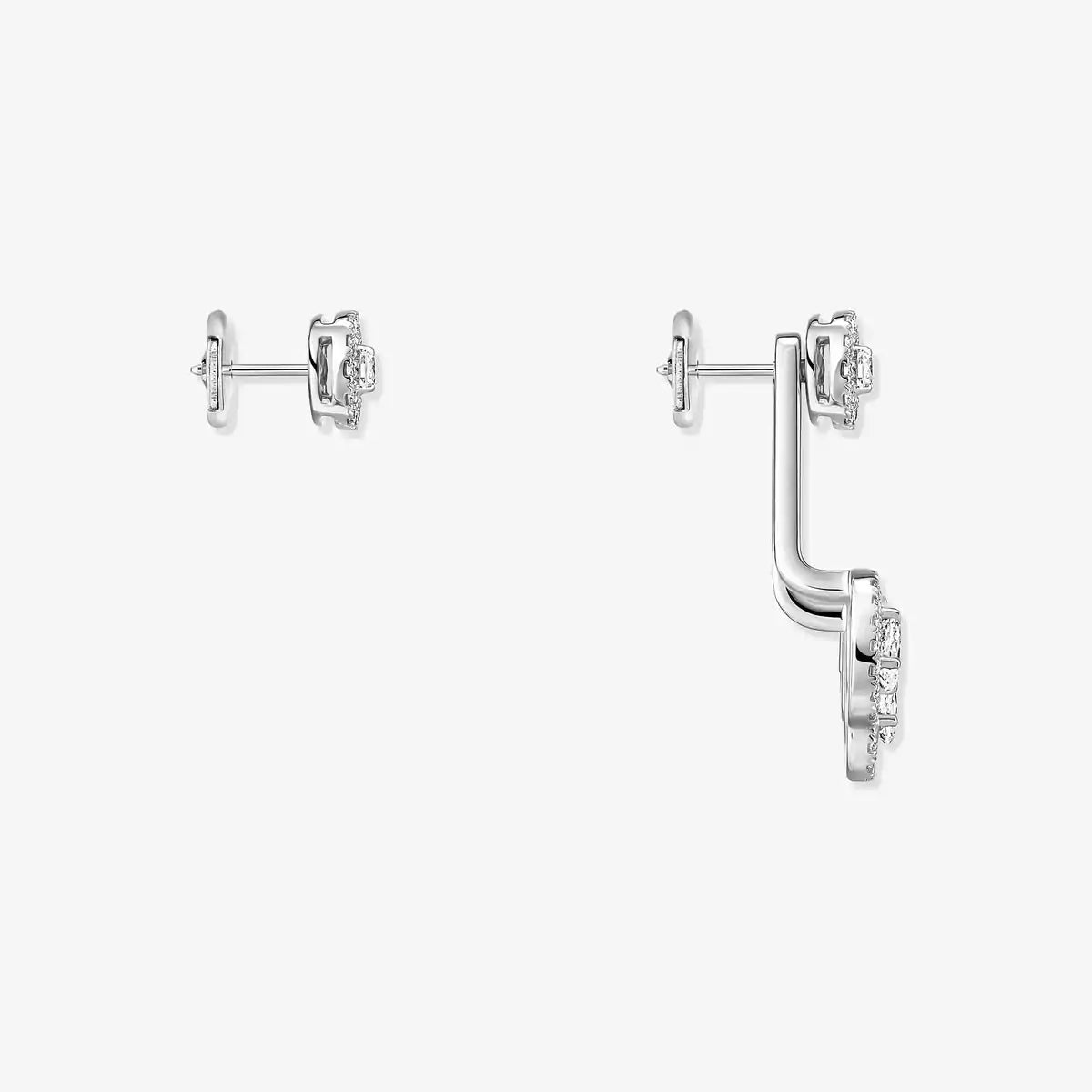 [⭐Shinejoy] My Twin Trio  Diamond Earrings