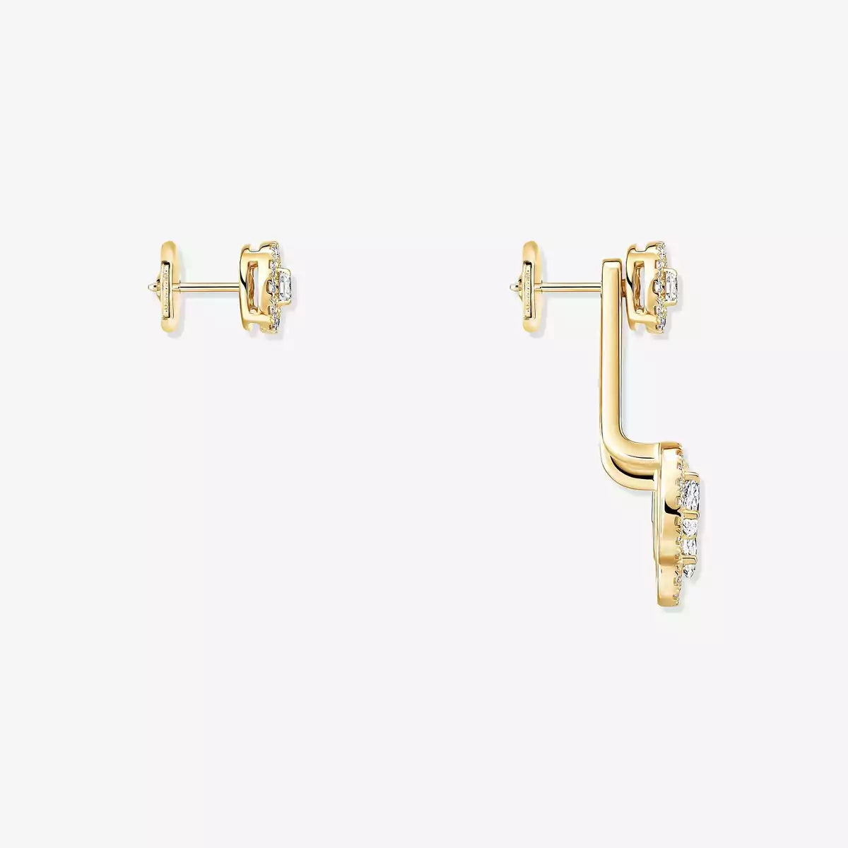 [⭐Shinejoy] My Twin Trio  Diamond Earrings