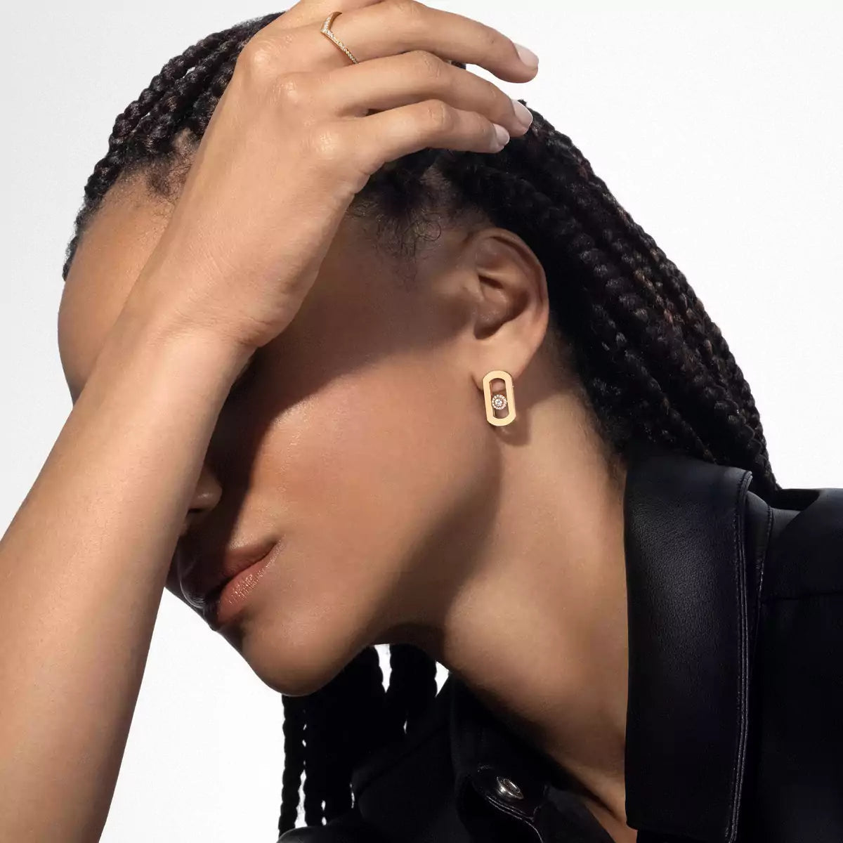 [⭐Shinejoy]So Move Diamond Earrings in Yellow Gold