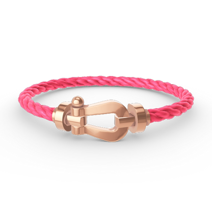 [⭐Shinejoy]FORCE LARGE HORSESHOE NO DIAMOND BRACELET ROSE GOLD