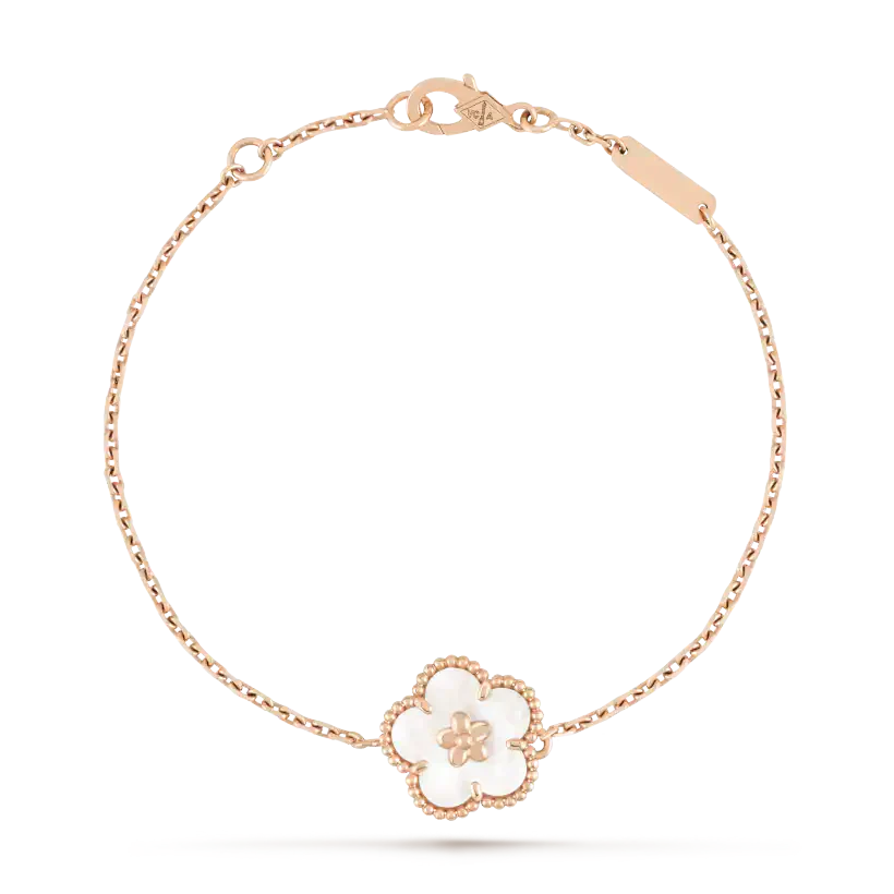 [⭐Shinejoy]LUCKY WHITE MOP PLUM BLOSSOM  BRACELET
