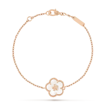 [⭐Shinejoy]LUCKY WHITE MOP PLUM BLOSSOM  BRACELET