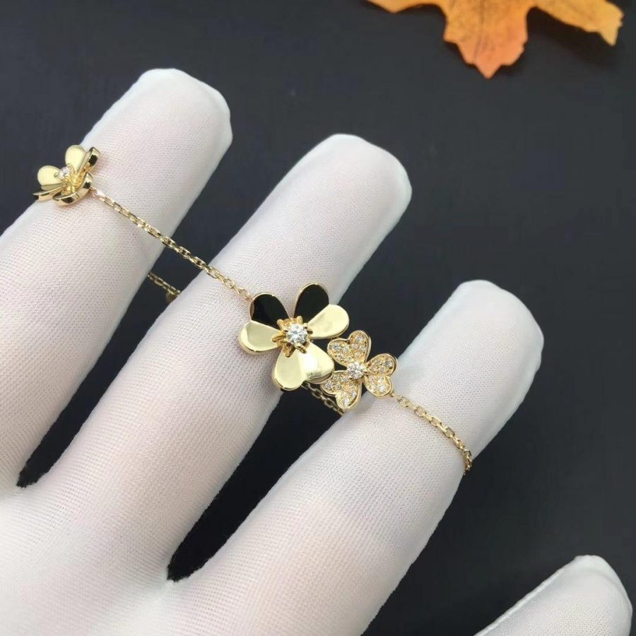 [⭐Shinejoy]FRIVOLE GOLD 5 FLOWERS BRACELET