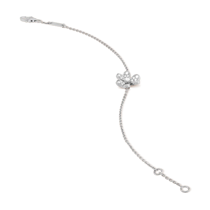 [⭐Shinejoy]FRIVOLE SILVER FLOWER DIAMOND BRACELET