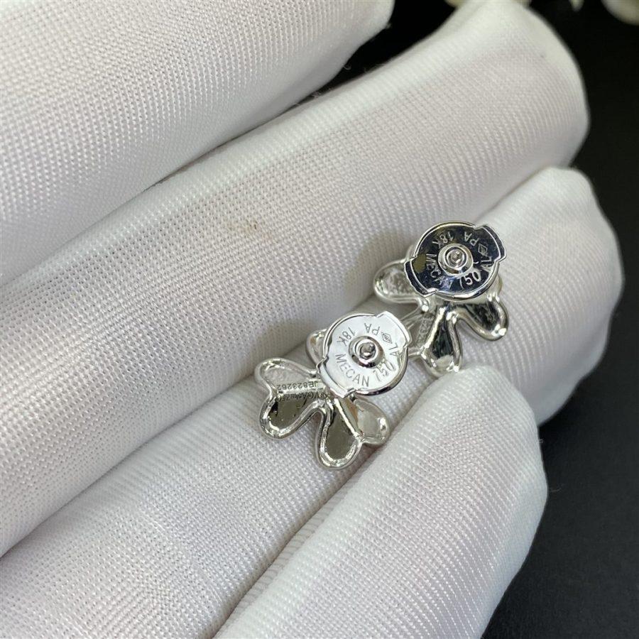 [⭐Shinejoy]FRIVOLE MINI SILVER FLOWER EARRINGS